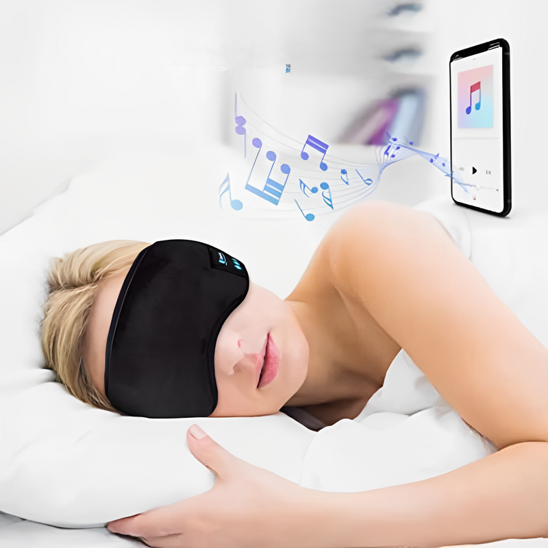 Wireless Bluetooth 5.0 Sleep Eye Mask with Integrated Headphones