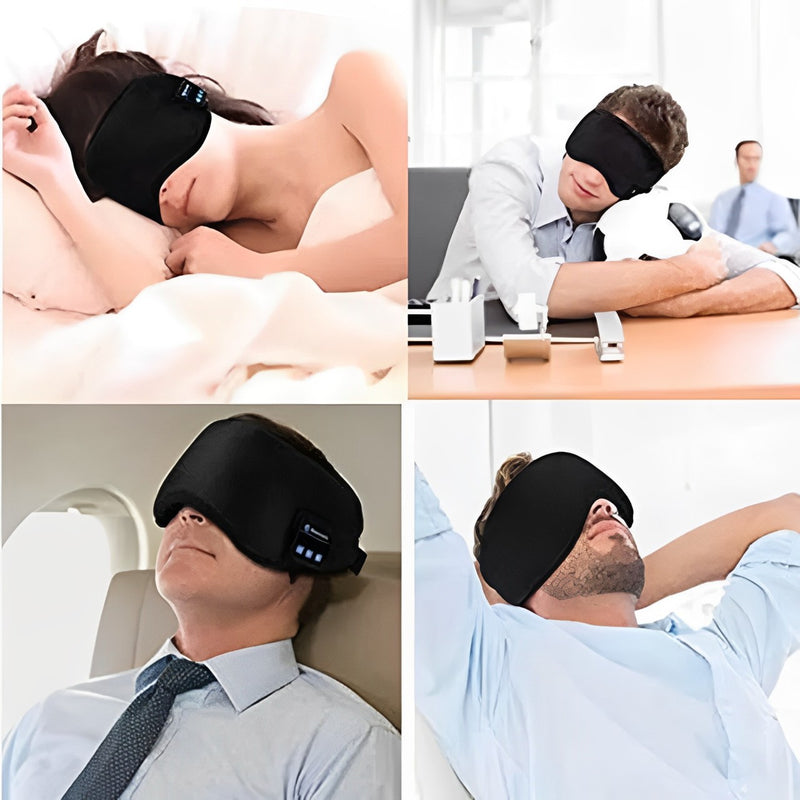 Wireless Bluetooth 5.0 Sleep Eye Mask with Integrated Headphones